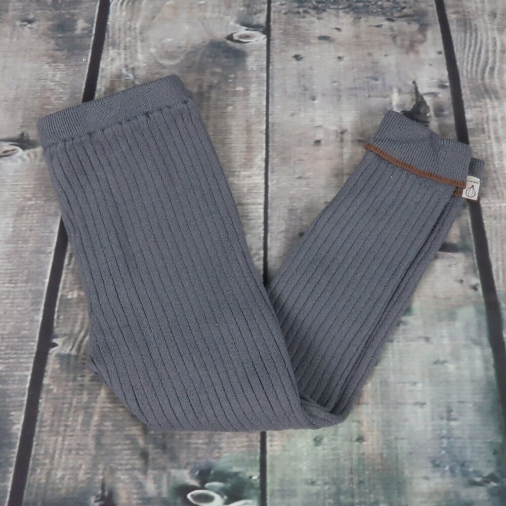 ZARA GREY RIBBED LEGGINGS SIZE GIRLS 2-3 YEARS